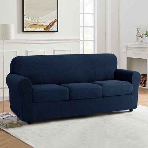 Pizarro Soft Stretch Separate Box Cushion Sofa Slipcover